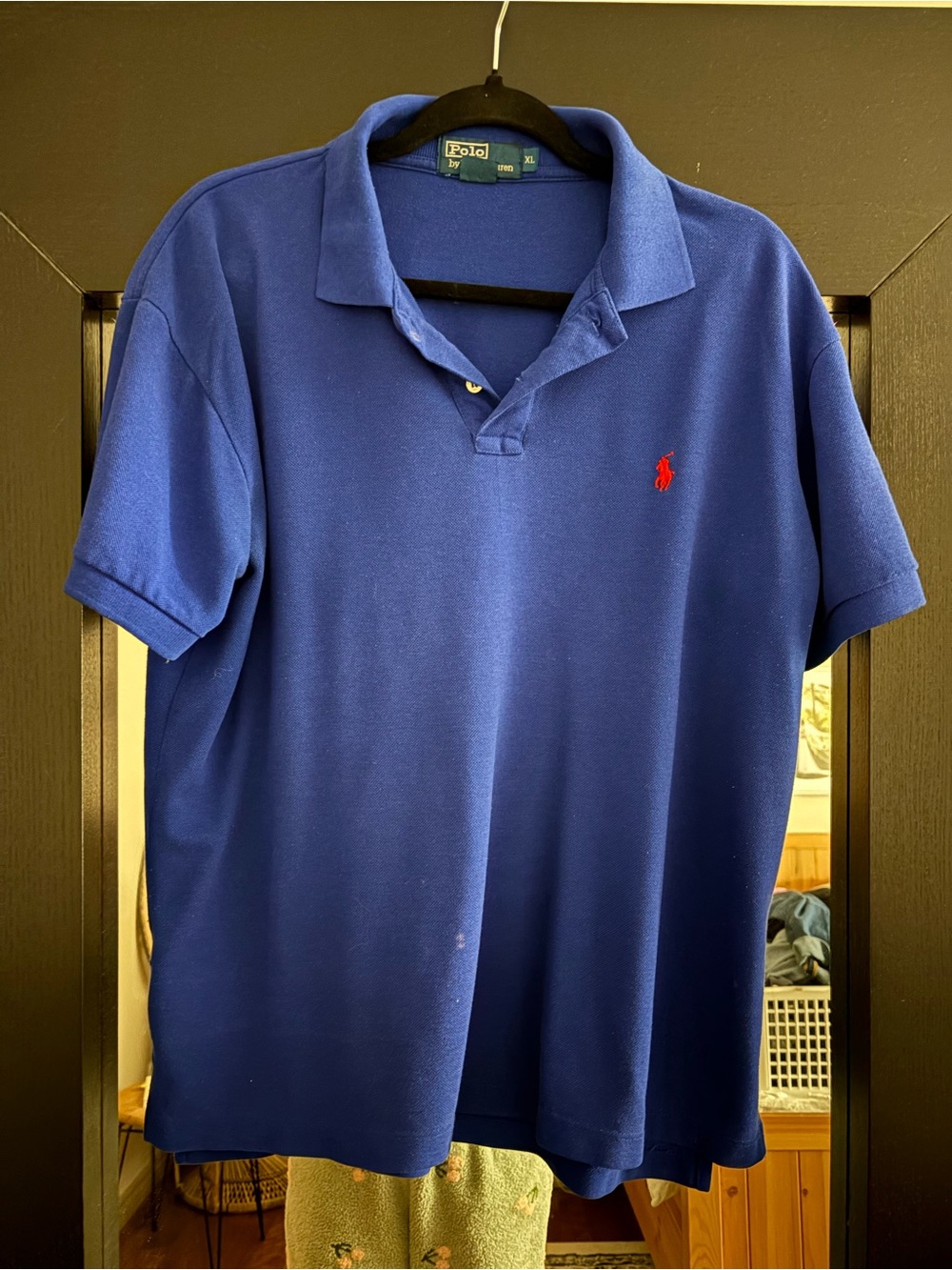 Ralph Lauren Men’s Royal Blue Polo with Red Pony
